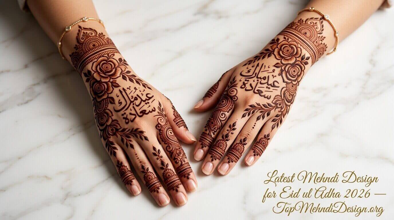 Latest Mehndi Design for Eid ul Adha 2026