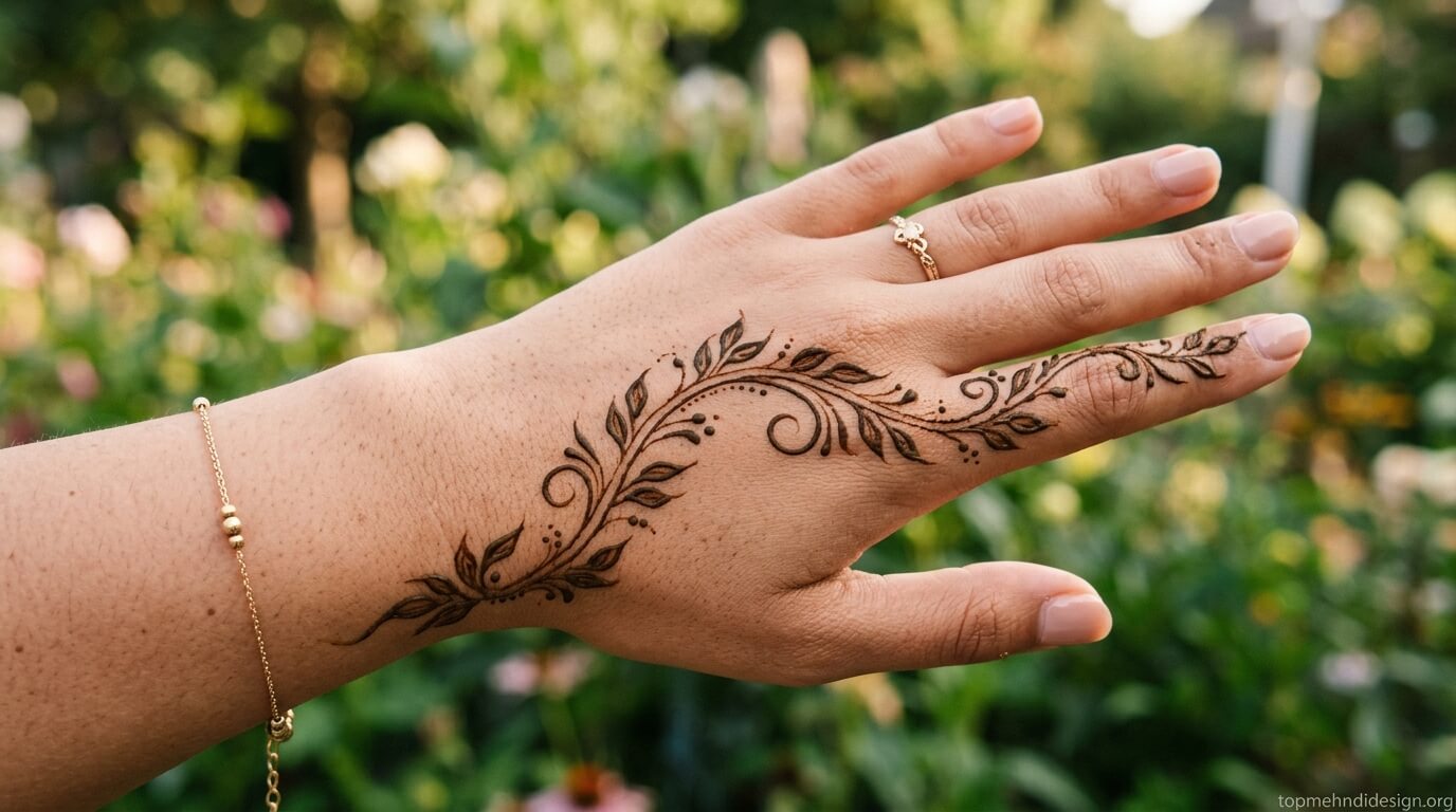 Bakra Eid Mehndi Design Simple Back Hand 2026