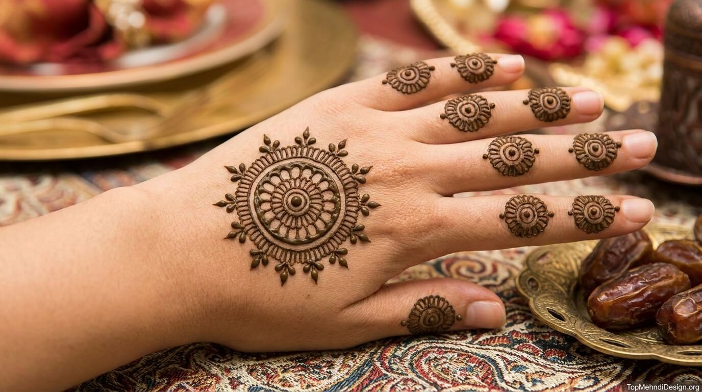 Bakra Eid Mehndi Design Simple Back Hand 2026