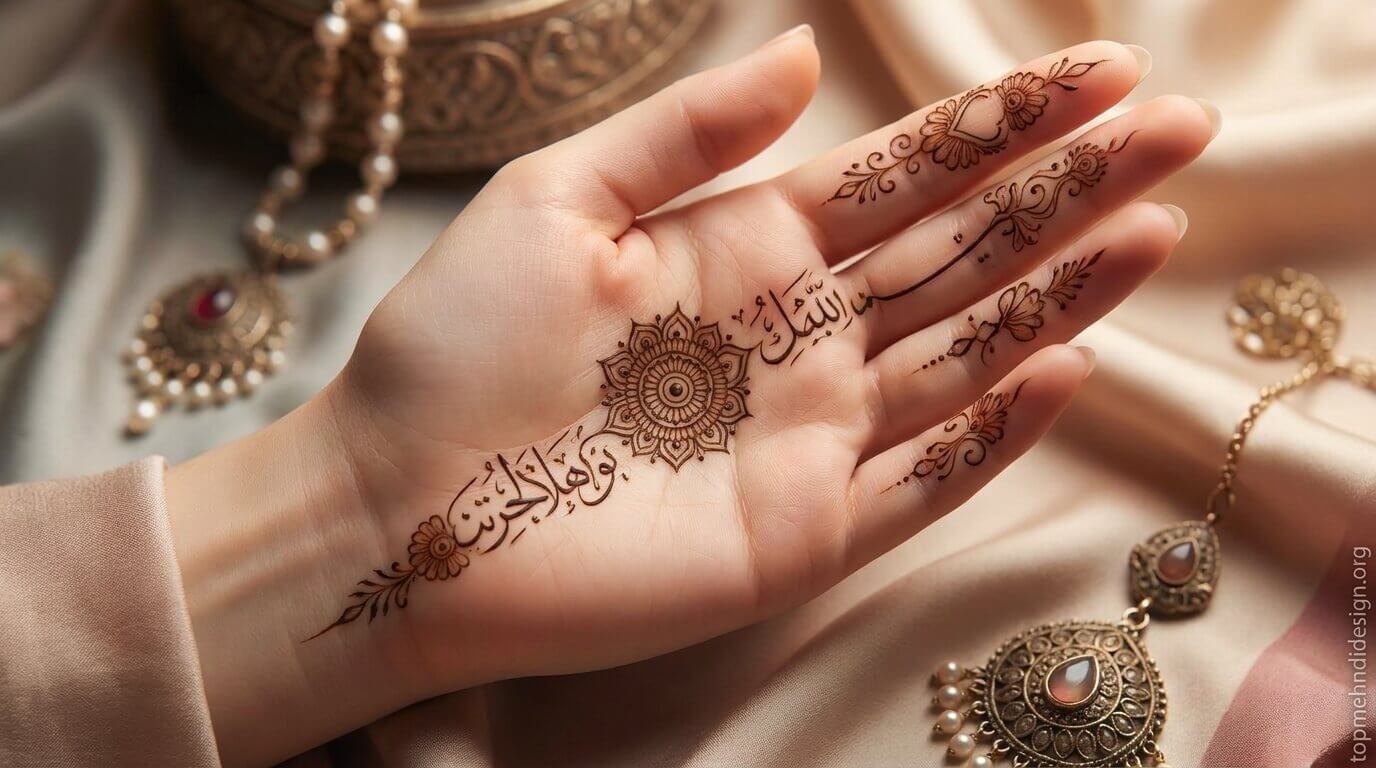 Bakra Eid Mehndi Design Arabic Simple 2026