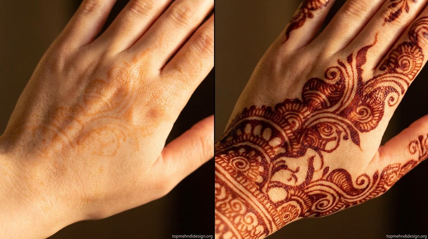 Mehndi Design Dark Color Tips 2026