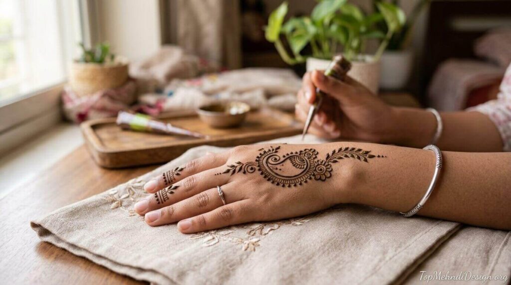 Mehndi Design for Eid ul Adha 2026 at Home