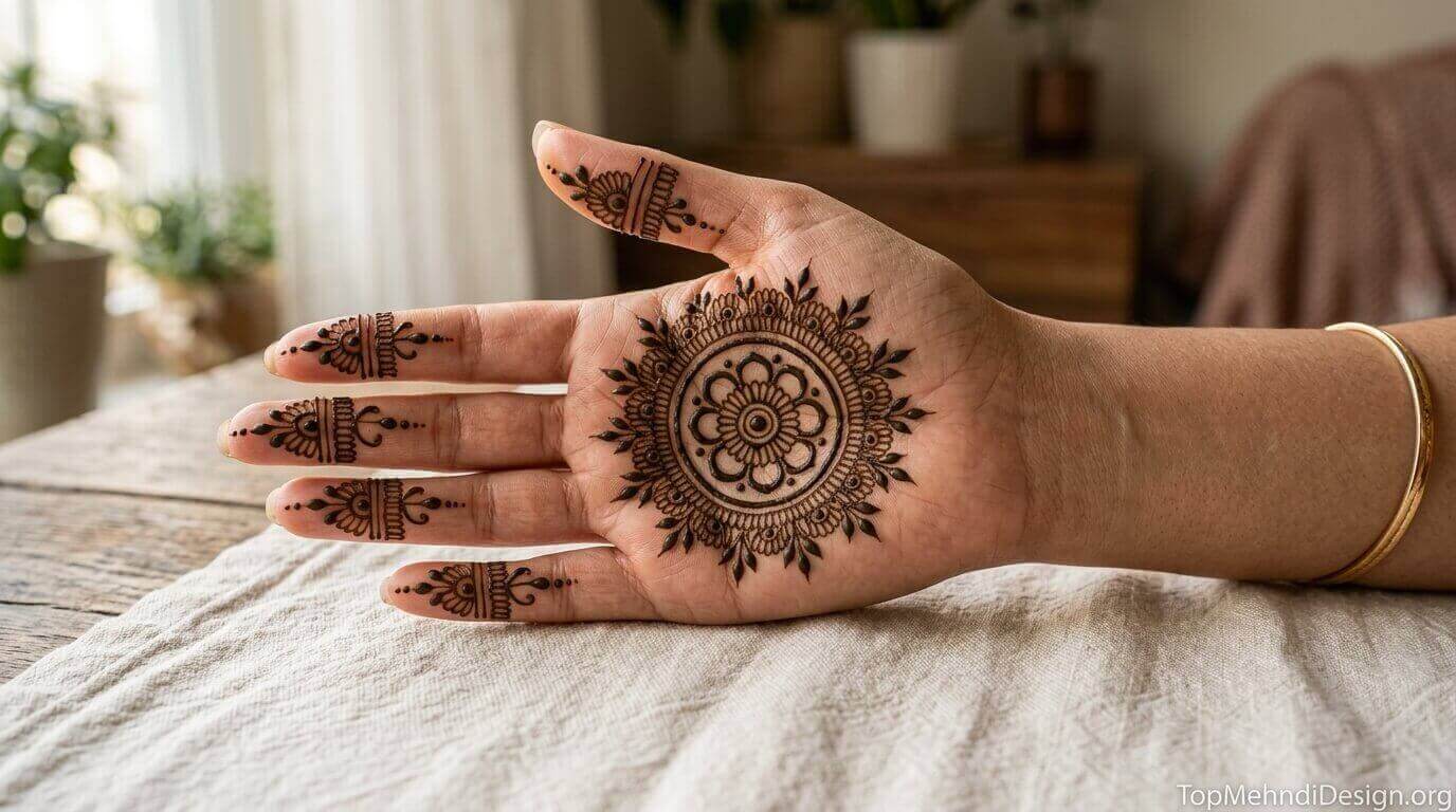Mehndi Design for Eid ul Adha 2026 at Home