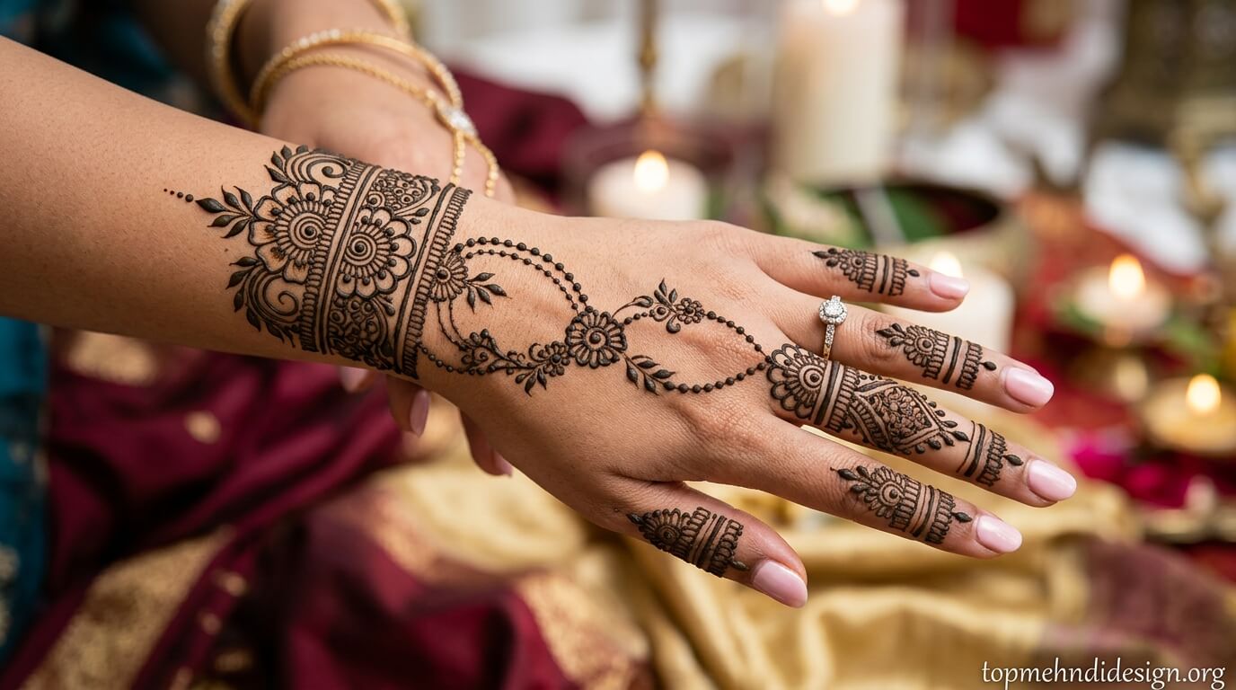 Bakra Eid Mehndi Design Simple Back Hand 2026