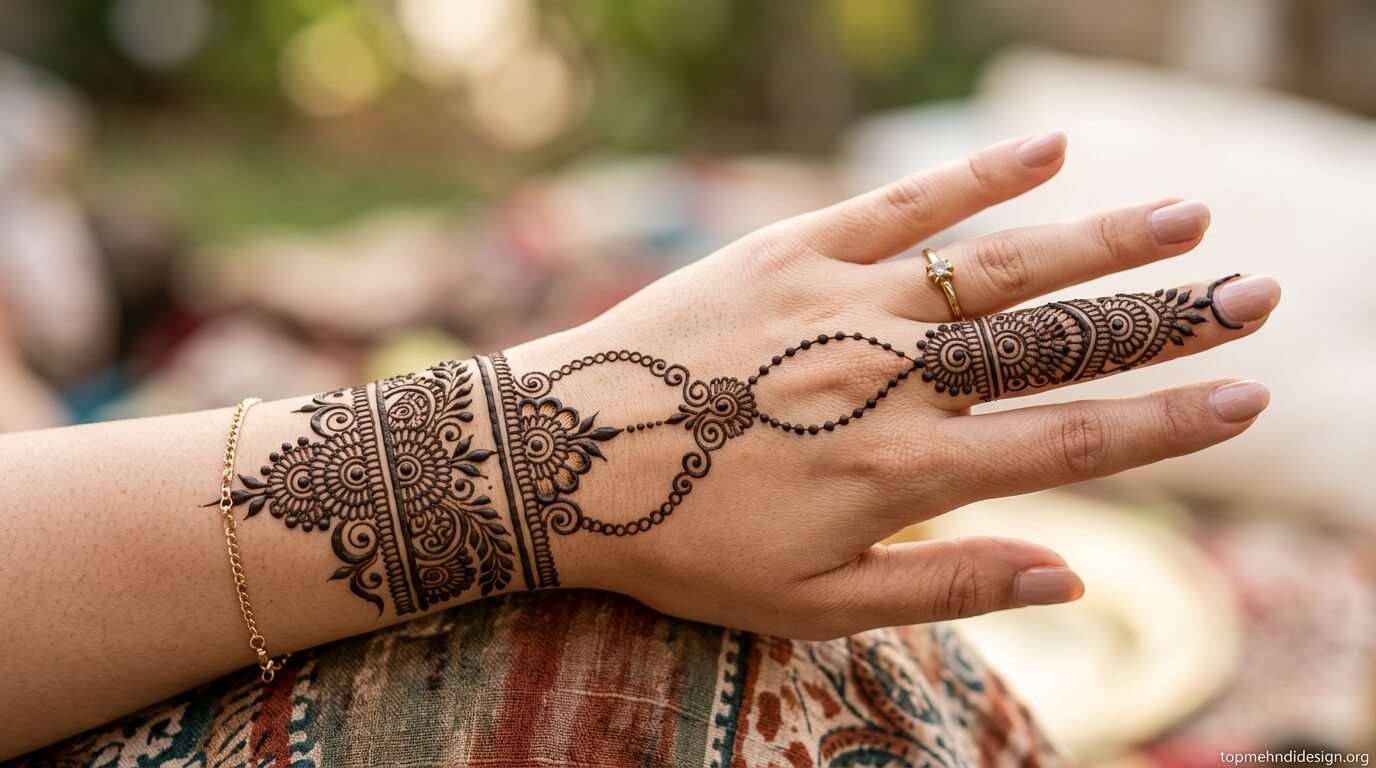 Bakra Eid Mehndi Design Simple Back Hand 2026