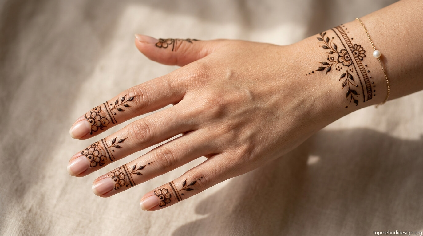 Bakra Eid Mehndi Design Simple Back Hand 2026