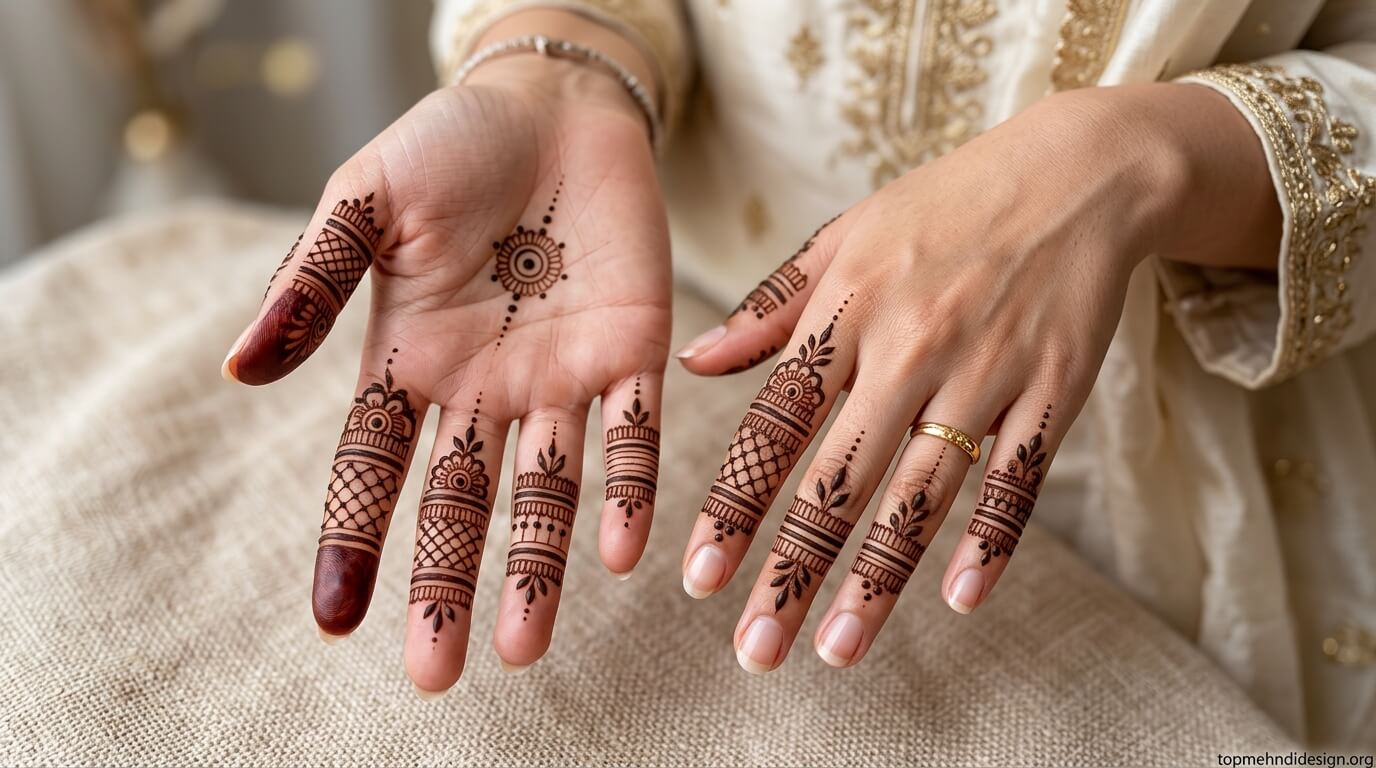 Bakra Eid Mehndi Design Front Hand 2026