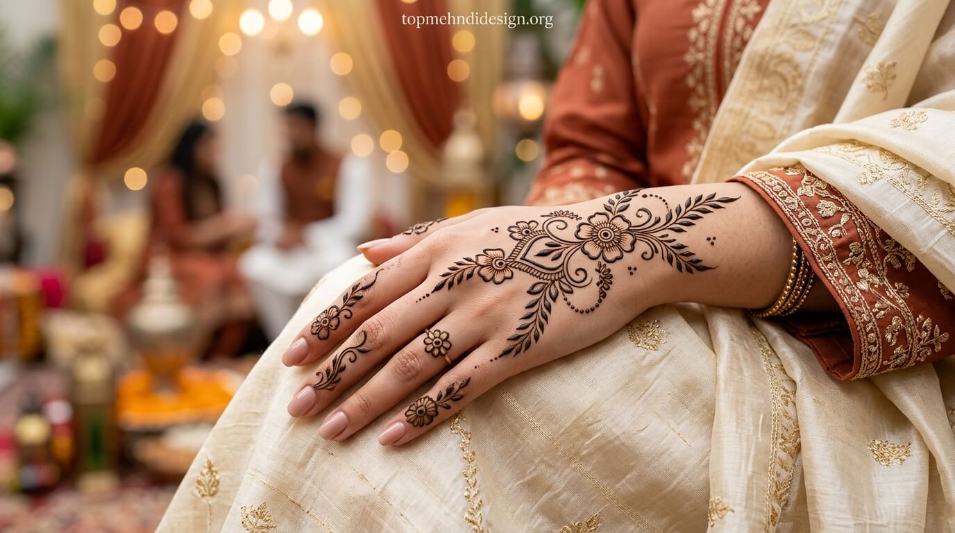 Bakra Eid Mehndi Design Simple Back Hand 2026