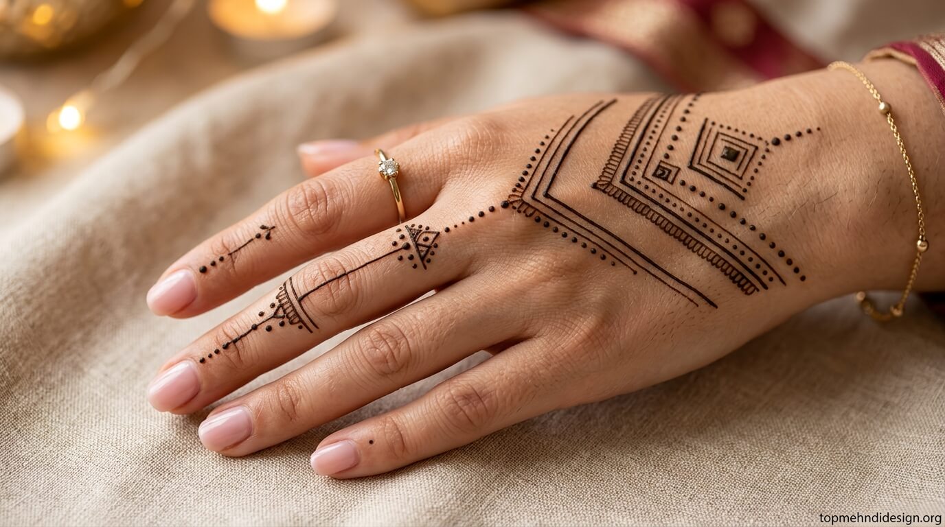 Bakra Eid Mehndi Design Simple Back Hand 2026