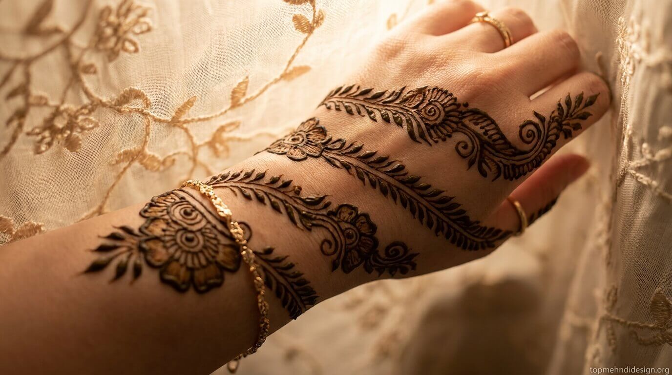 Bakra Eid Mehndi Design Arabic Simple 2026