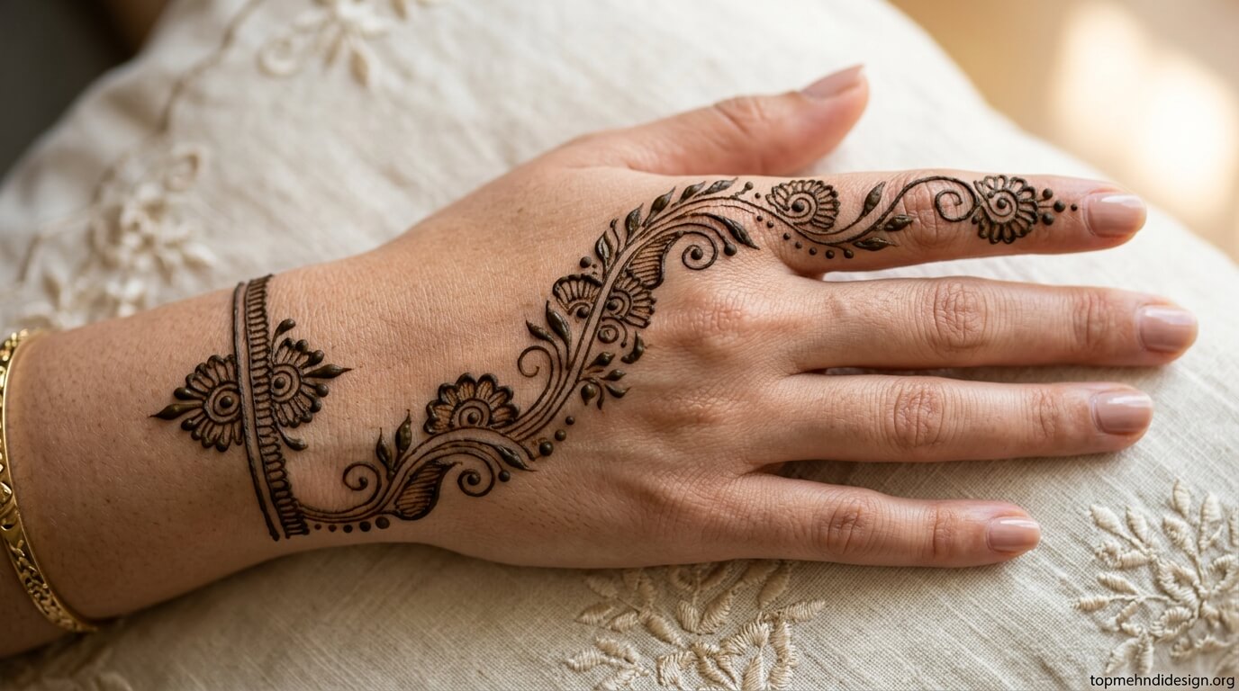 Bakra Eid Mehndi Design Wrist 2026