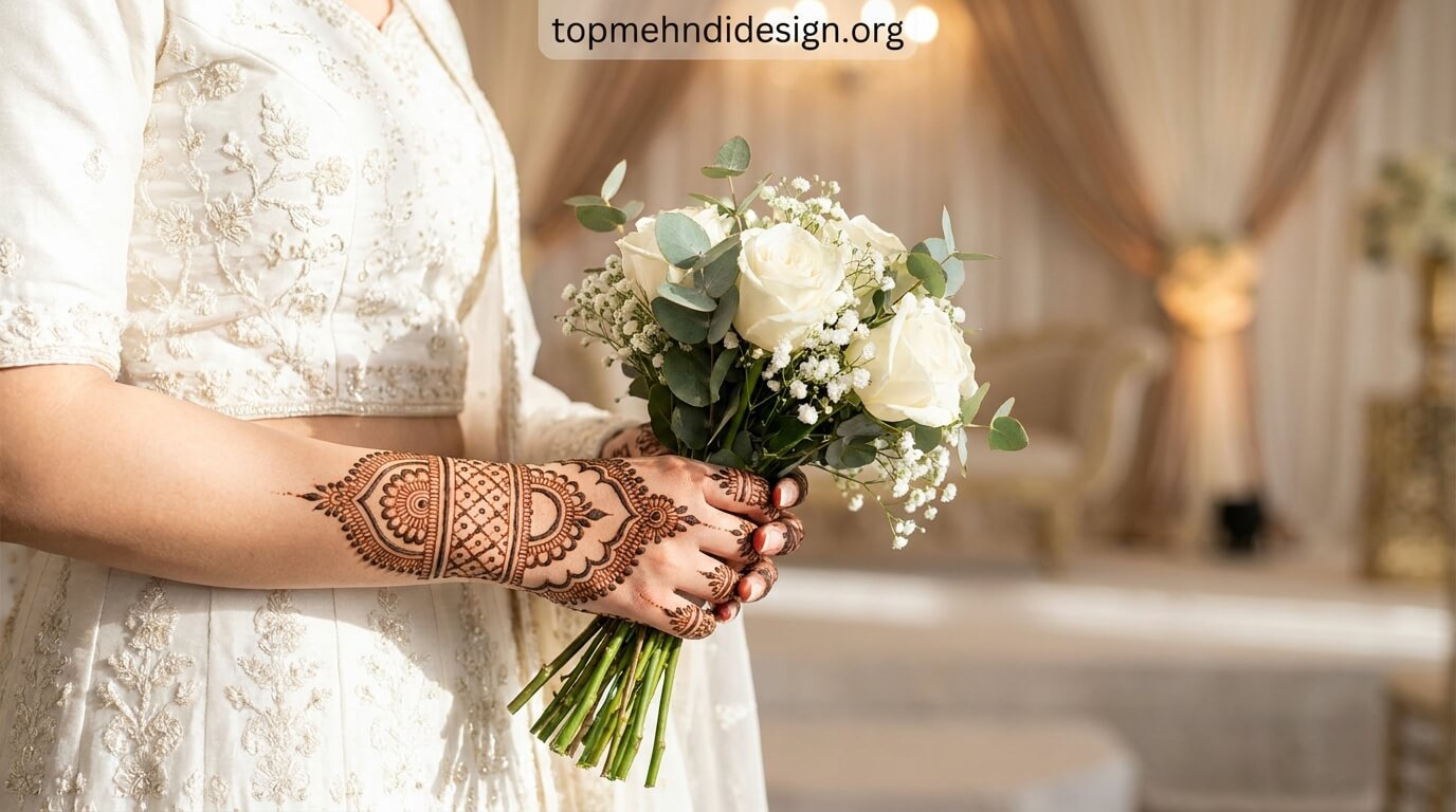 Nikah Mehndi Design Simple 2026 