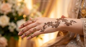Nikah Mehndi Design Simple 2026