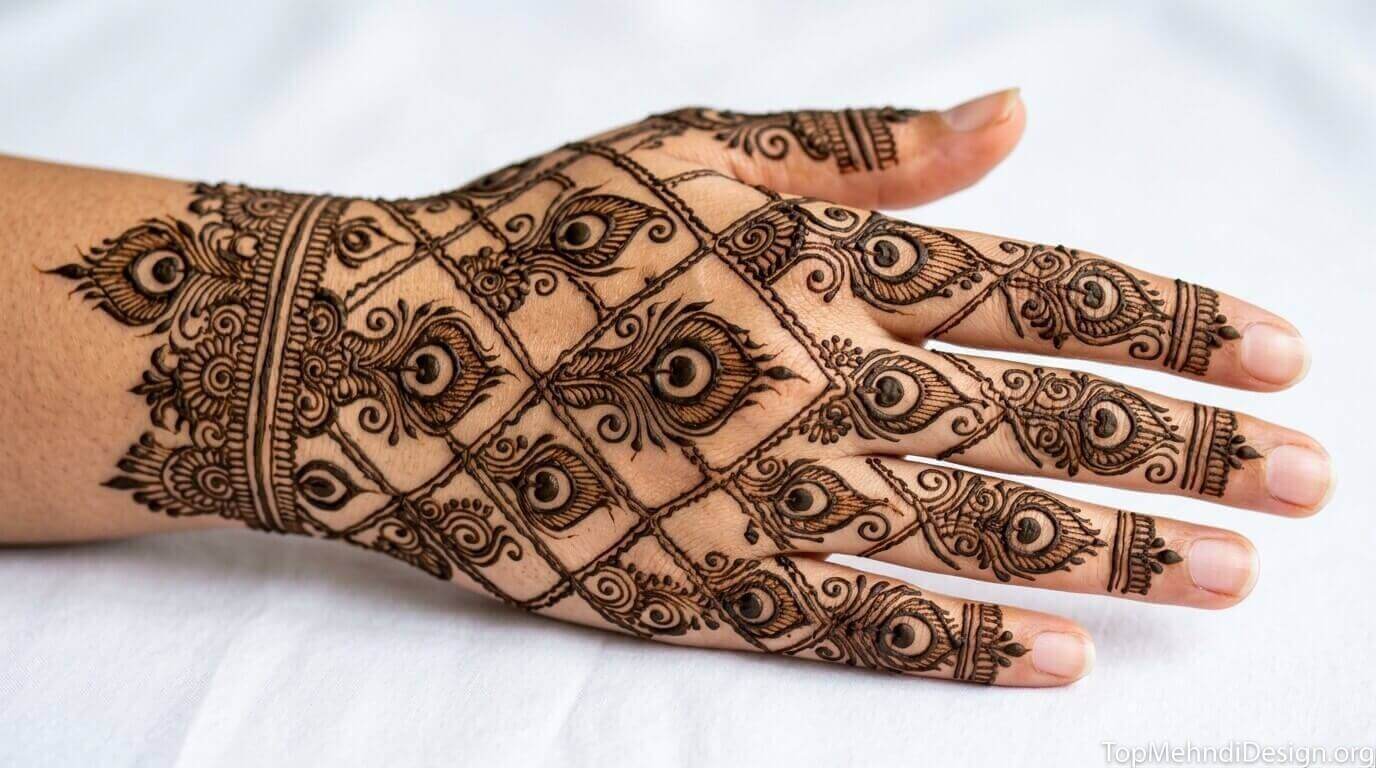 Peacock Mehndi Design for Eid ul Adha 2026