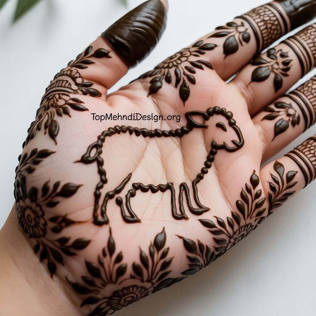 Sheep Mehndi Design for Eid ul Adha 2026