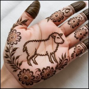 Sheep Mehndi Design for Eid ul Adha 2026