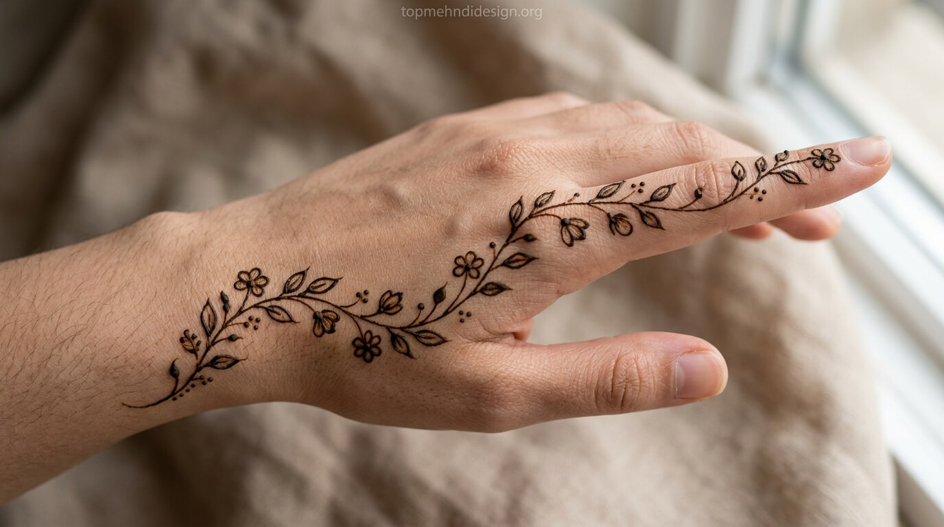 Bakra Eid Mehndi Design Simple Back Hand 2026