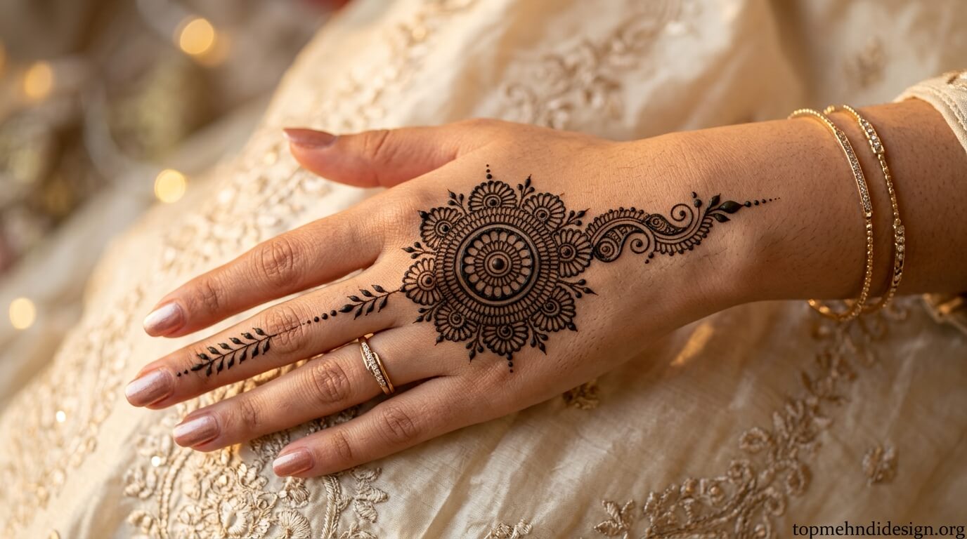 Bakra Eid Mehndi Design Simple Back Hand 2026