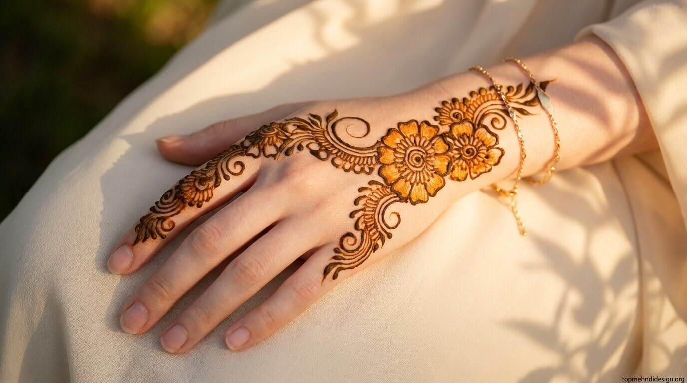 Bakra Eid Mehndi Design Arabic Simple 2026