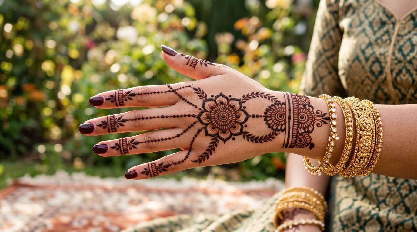 Finger Mehndi Design Simple 2026