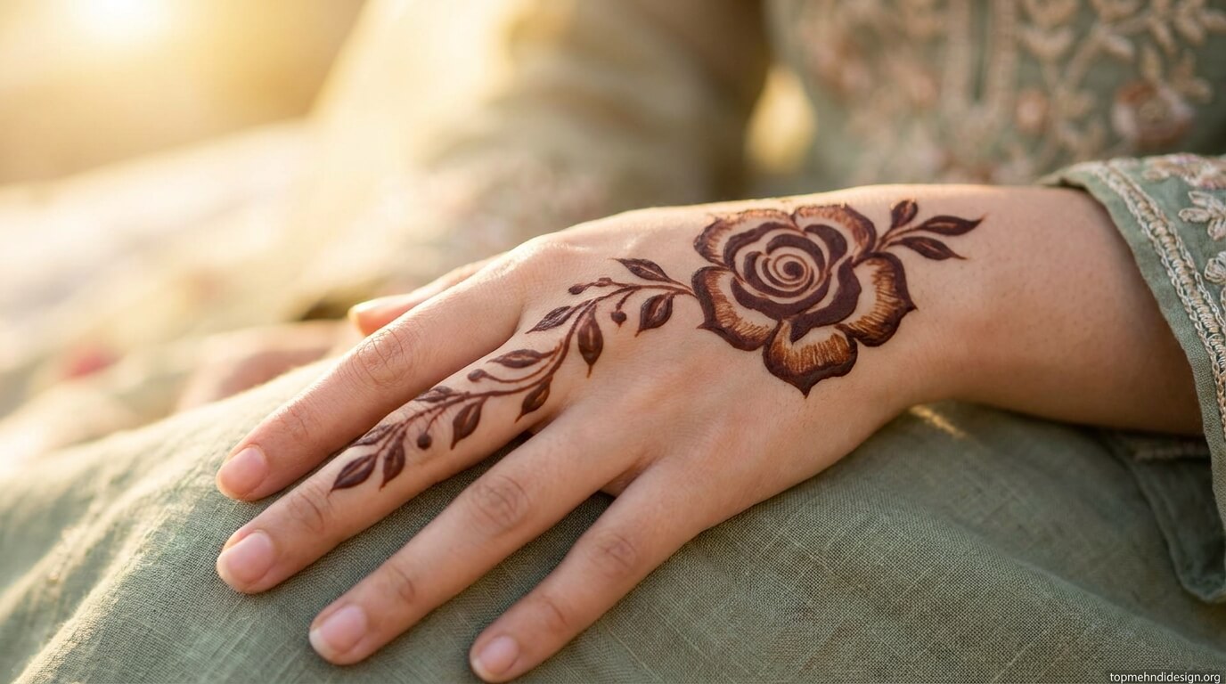 Bakra Eid Mehndi Design Simple Back Hand 2026
