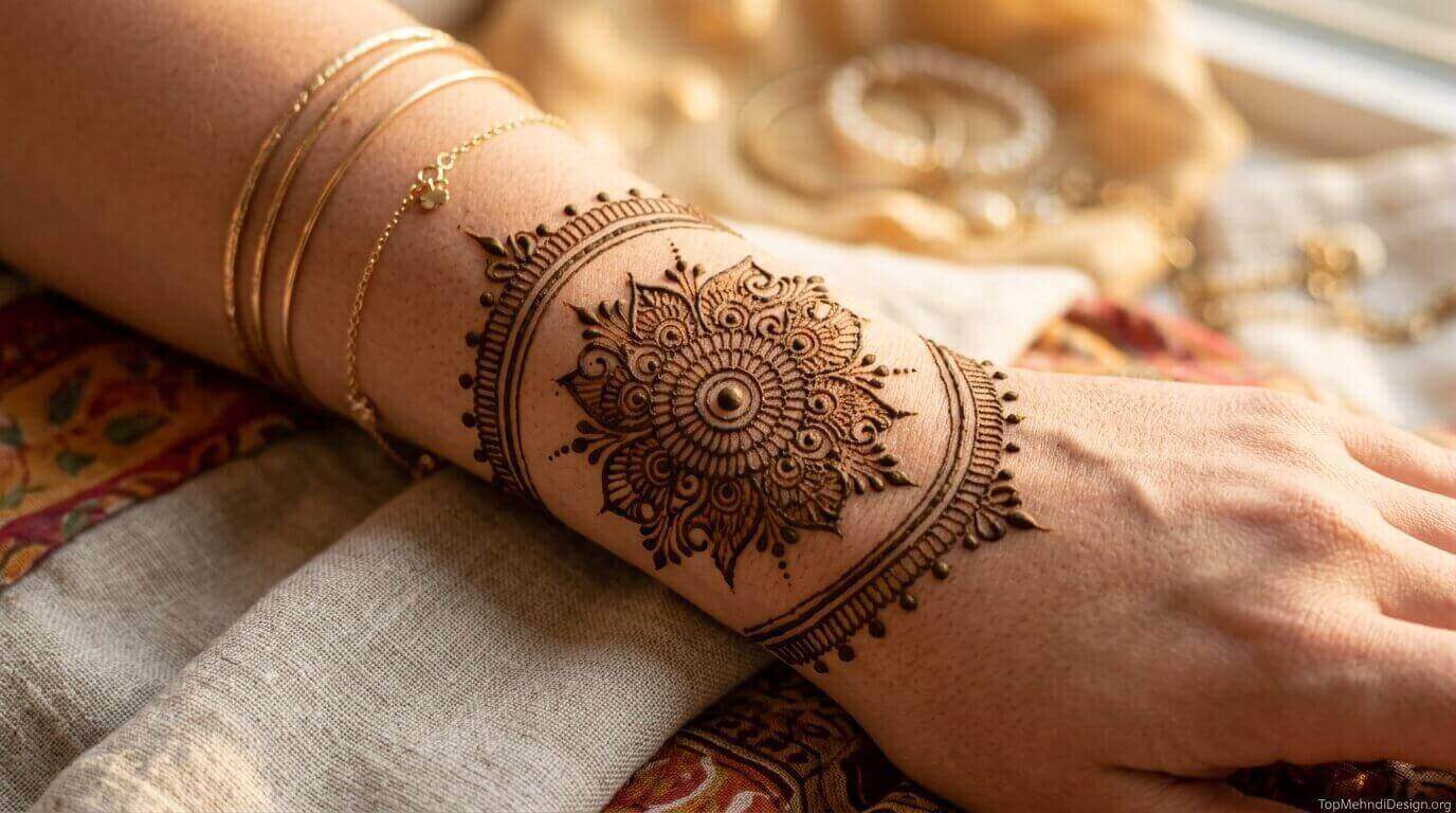 Wrist Mehndi Design Simple 2026
