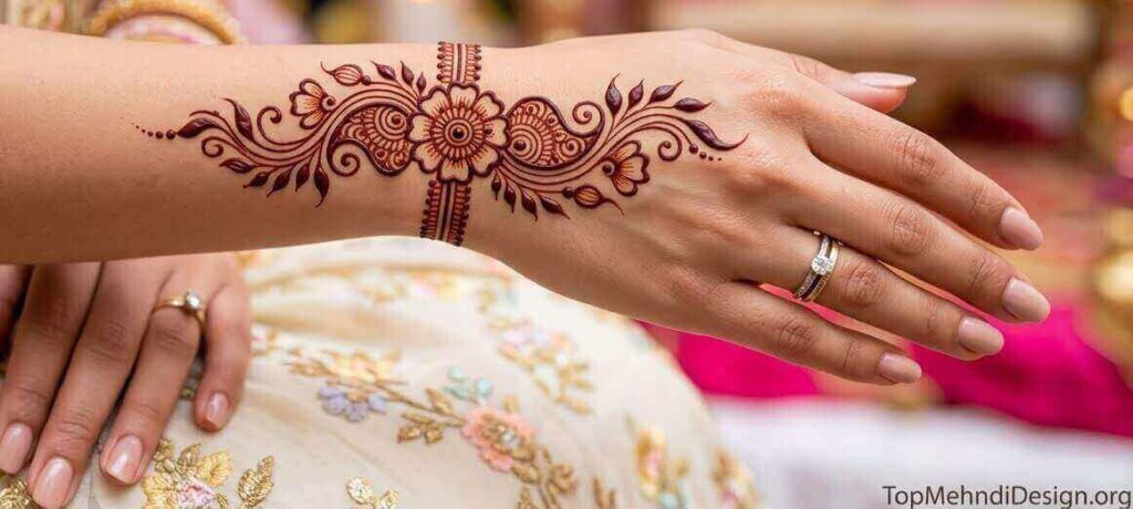 Wrist Mehndi Design Simple 2026
