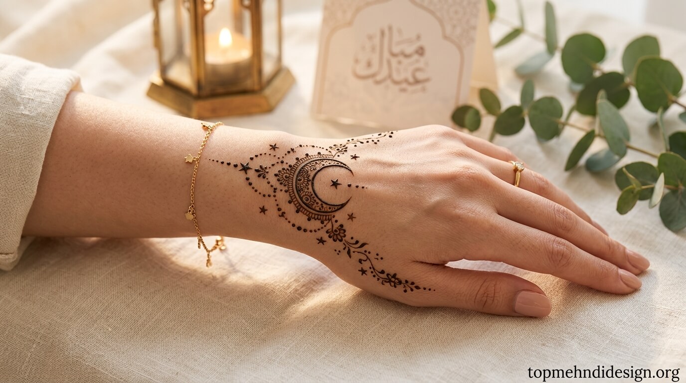 Bakra Eid Mehndi Design Wrist 2026