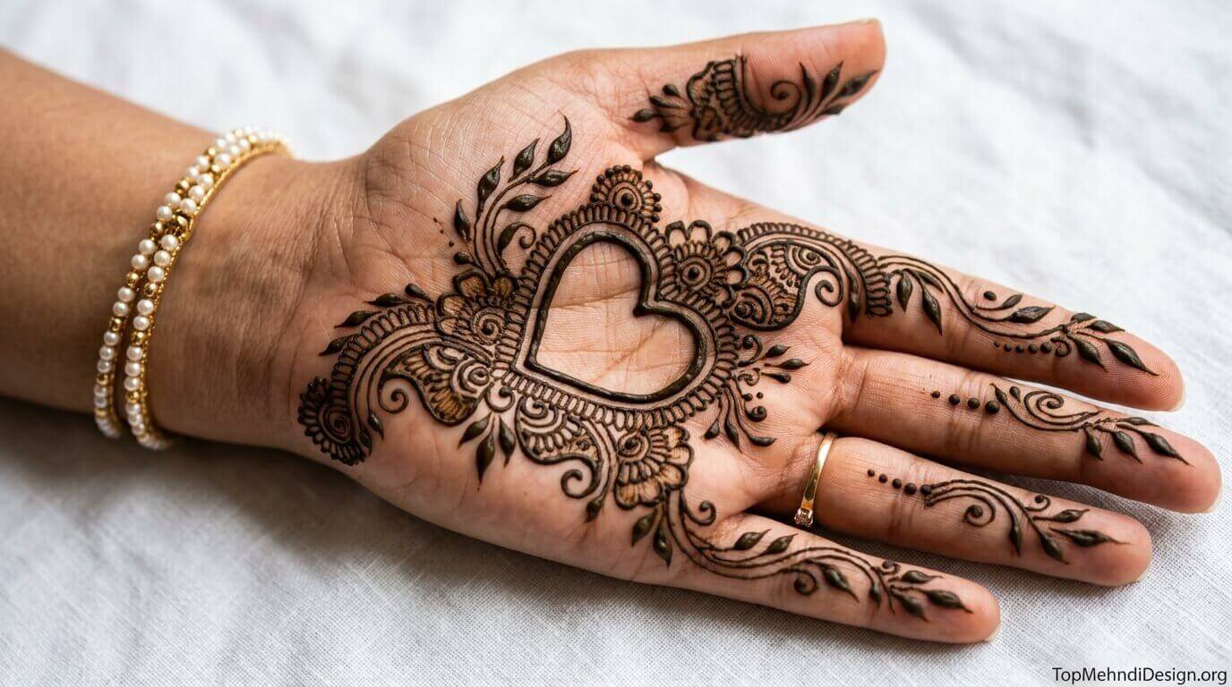 Easy Arabic Mehndi Design for Back Hand 2026