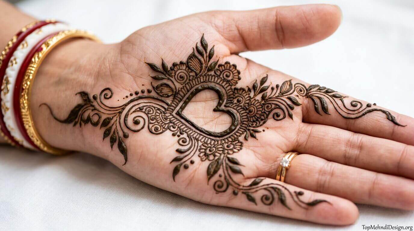 Easy Arabic Mehndi Design for Back Hand 2026