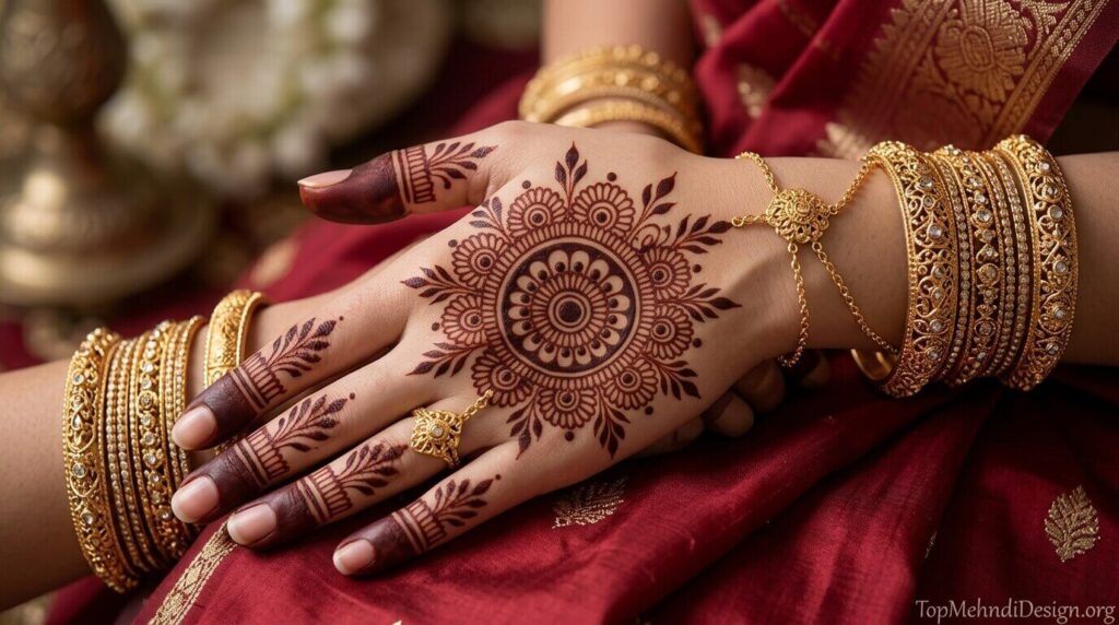 Easy Arabic Mehndi Design for Back Hand 2026