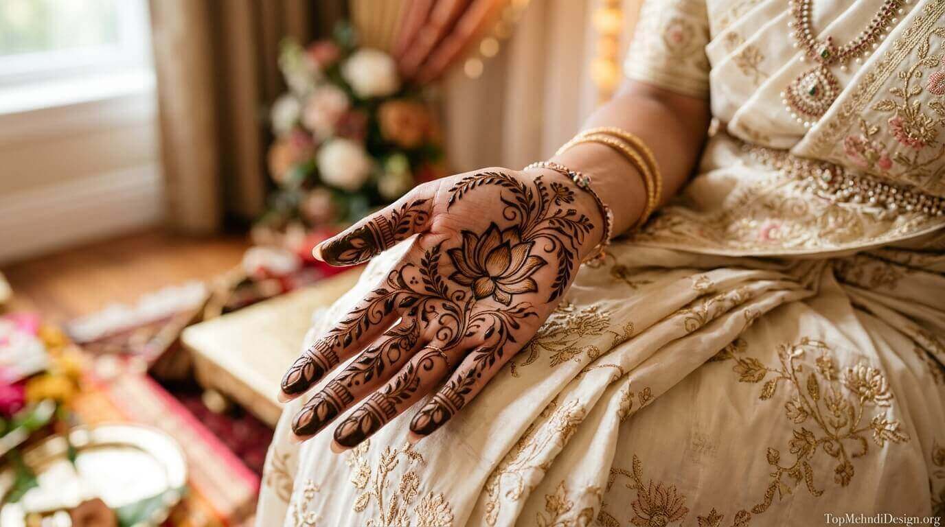 Easy Arabic Mehndi Design for Back Hand 2026