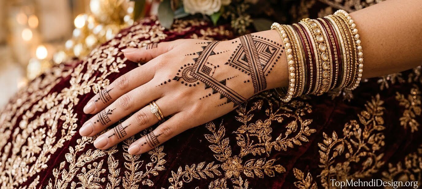 Easy Arabic Mehndi Design for Back Hand 2026