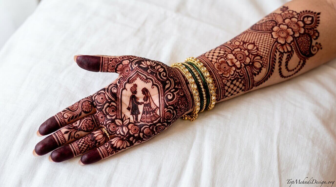 Easy Arabic Mehndi Design for Back Hand 2026