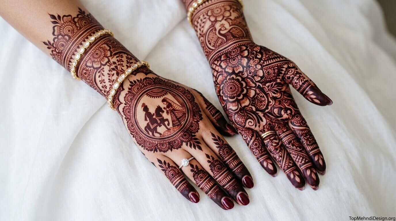 Easy Arabic Mehndi Design for Back Hand 2026