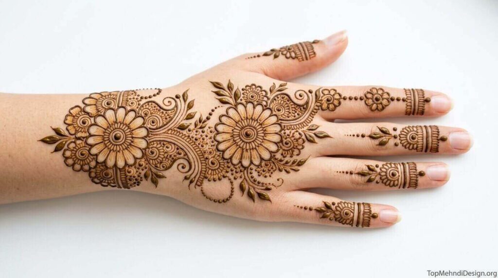 Simple Mehndi Design for Bride 2026