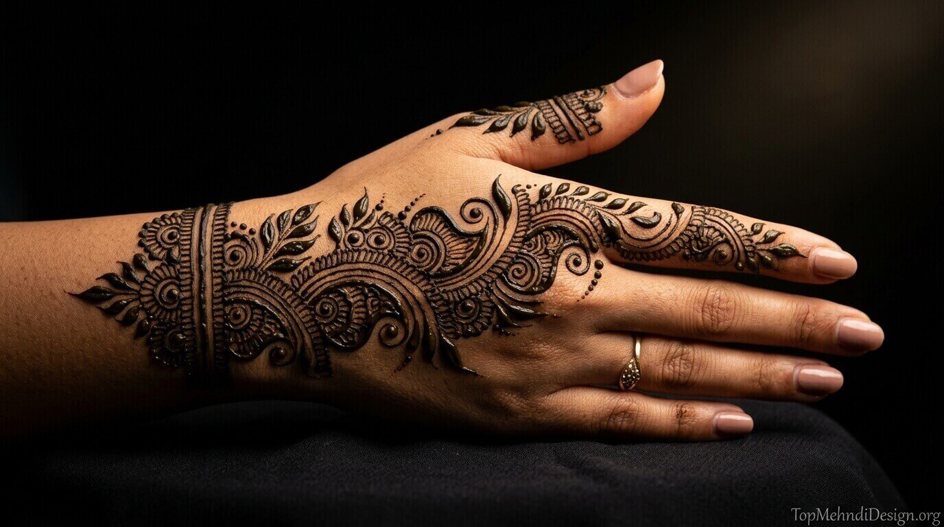 Simple Mehndi Design for Bride 2026