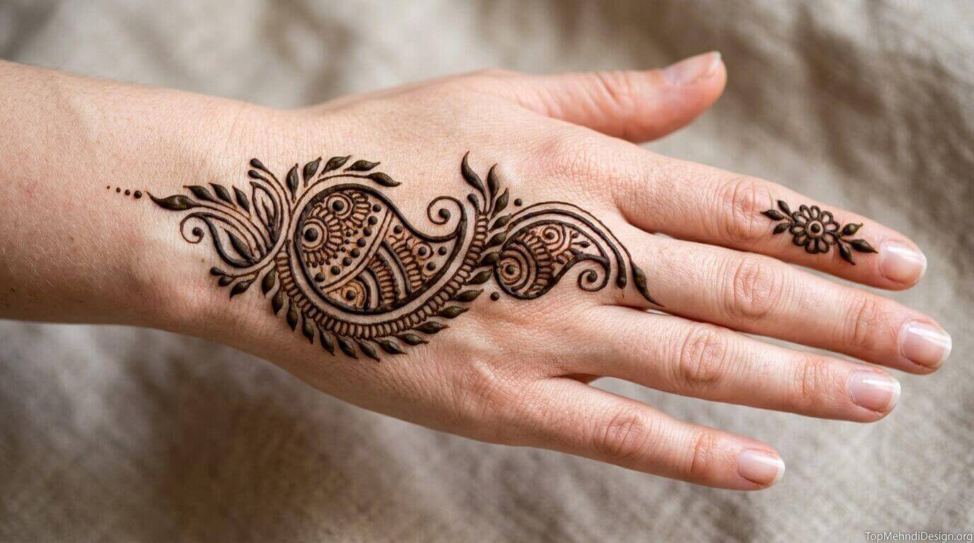 Simple Mehndi Design for Bride 2026
