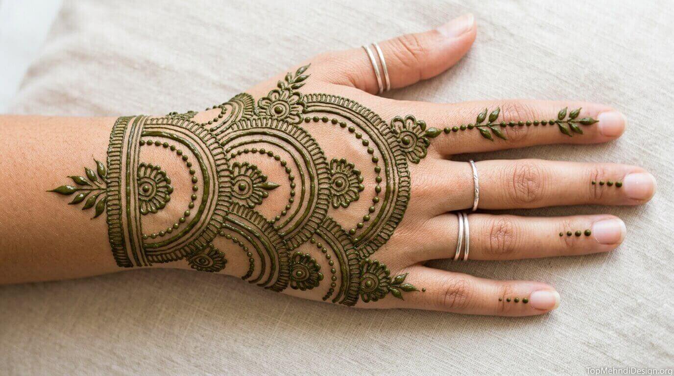 Simple Mehndi Design for Bride 2026